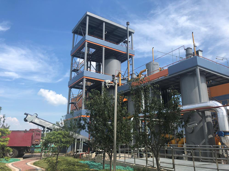 2017.9.8與新區污水廠合作建設污泥熱解氣化處置項目